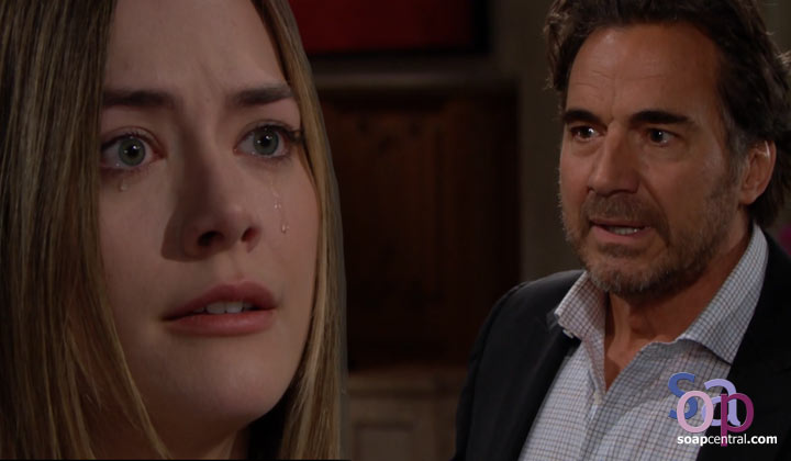 Hope reveals to Ridge that Thomas is dead